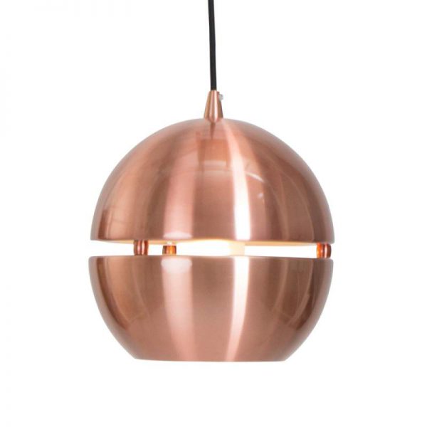 Hanglamp Bollique in koper Ø 20 cm