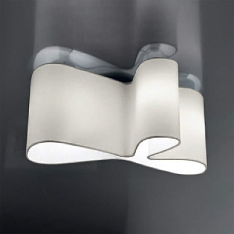 Mooie design-plafondlamp Mugello, wit