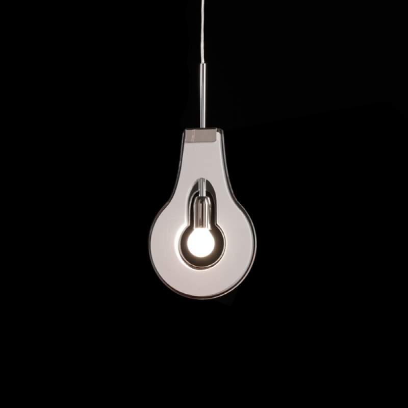 Decoratieve hanglamp Flat wit