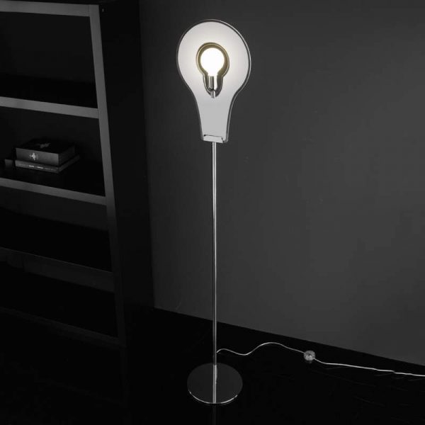 Unieke vloerlamp Flat, wit