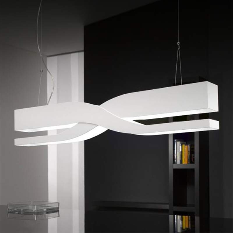 Fifi witte design-hanglamp, 60 cm