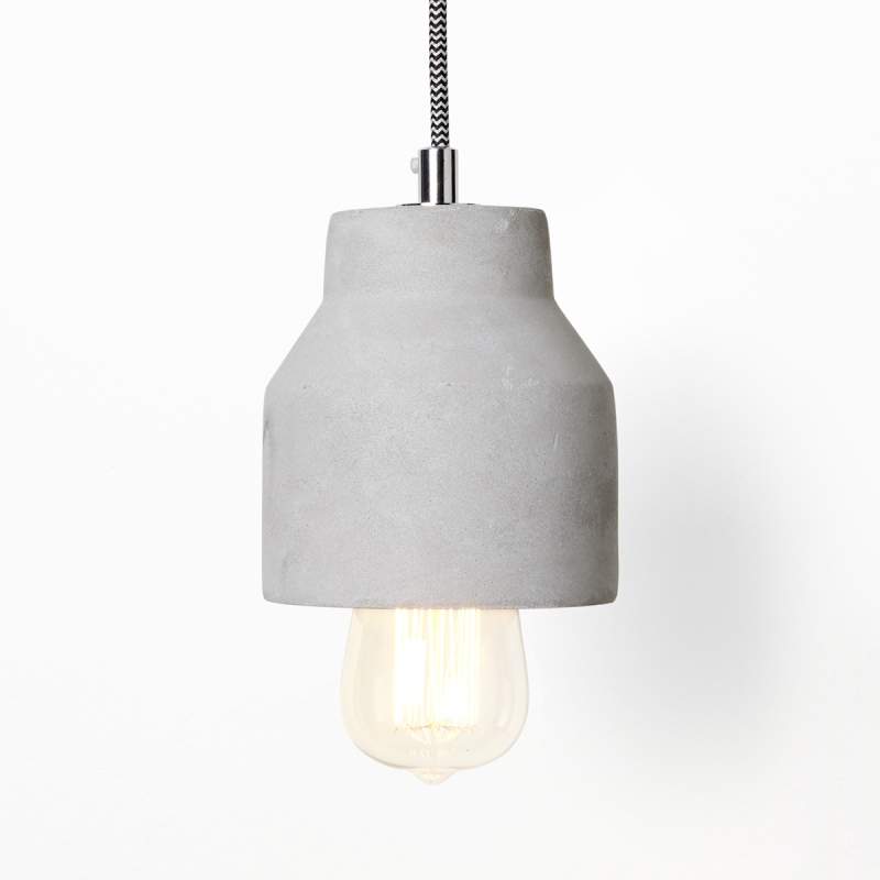 Hanglamp Indi van licht beton