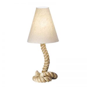 Mooie tafellamp VICTORIA, ronde kap, 30 cm