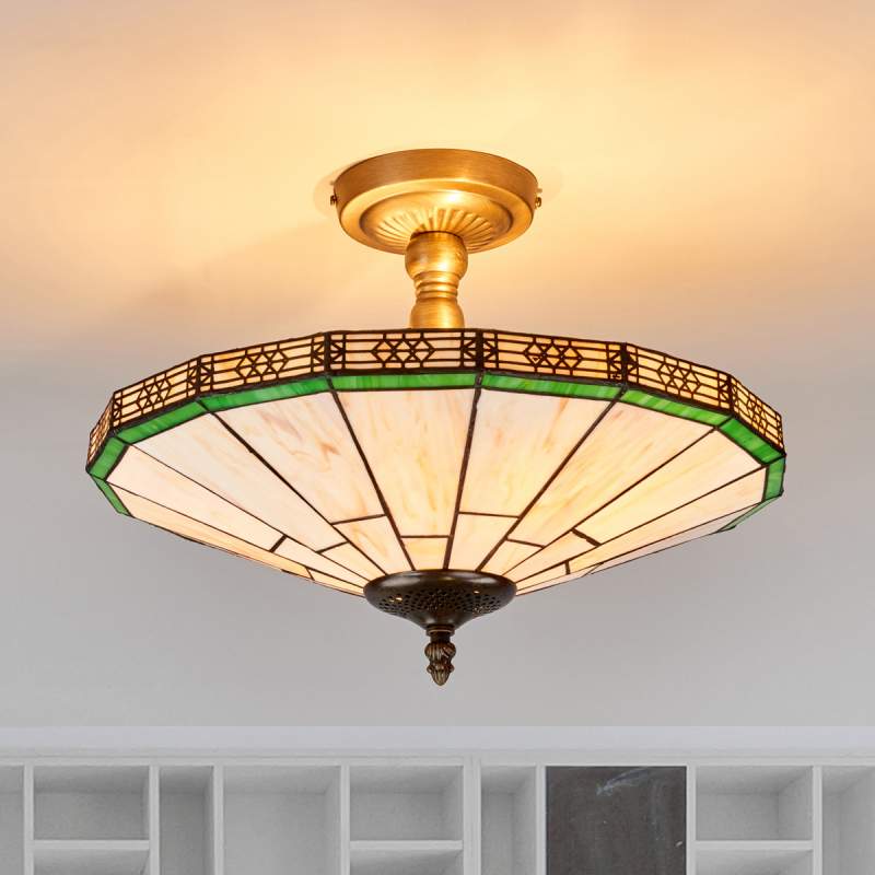 NEW YORK - klassieke plafondlamp Tiffany-stijl
