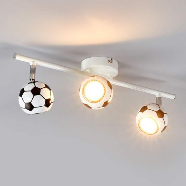 3-lichts Voetbal-plafondlamp Play met LED-licht