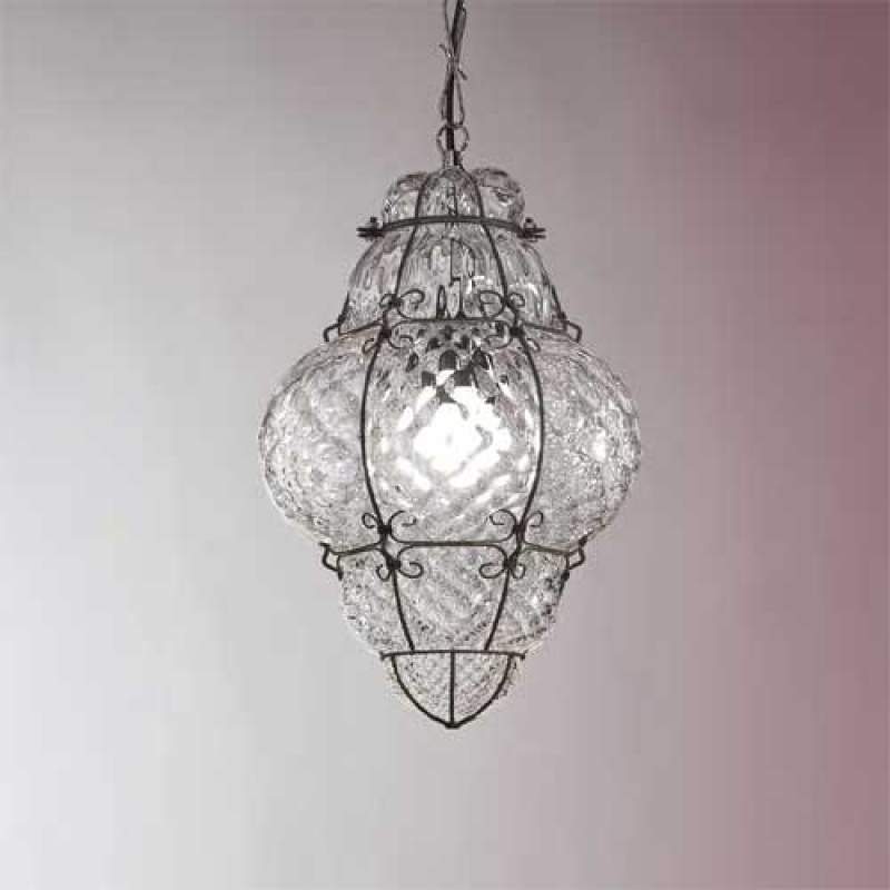 Mondgeblazen hanglamp CLASSIC, 30 cm