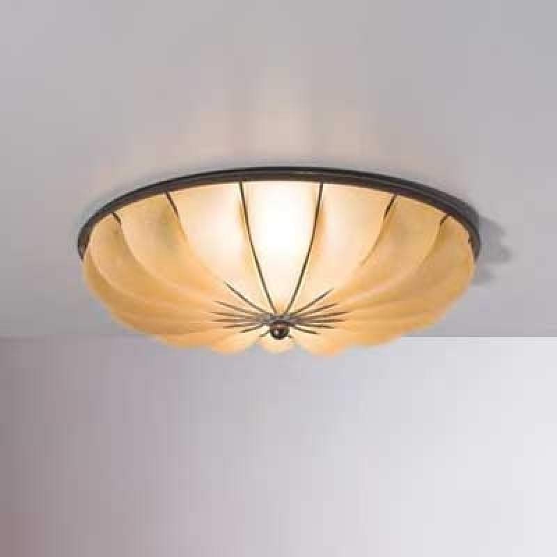 Halfronde plafondlamp RAGGIO, 33 cm