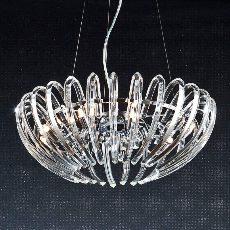 53 cm - Kristallen hanglamp Ariadna transparant