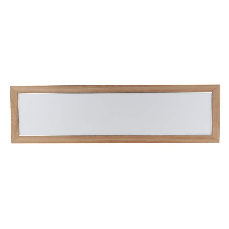 Lange houten LED-paneel Addison, universeel wit