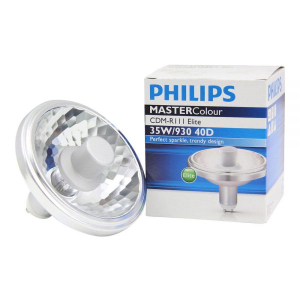 Philips MASTERColour CDM-R111 Elite 35W 930 GX8.5 40D | Warm Wit - Beste Kleurweergave