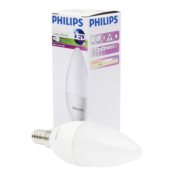 Philips CorePro LEDcandle E14 B35 4W 827 Mat | Vervangt 25W