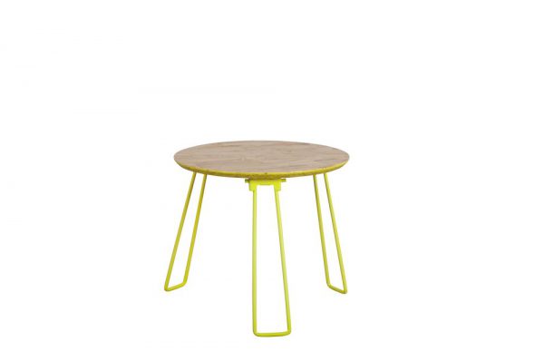 Bijzettafel Zuiver OSB Fluor Yellow M