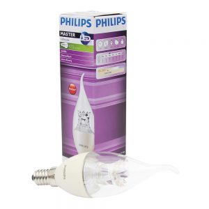 Philips LEDcandle E14 BA38 6W 827 (MASTER) | DimTone Dimbaar - Vervangt 40W