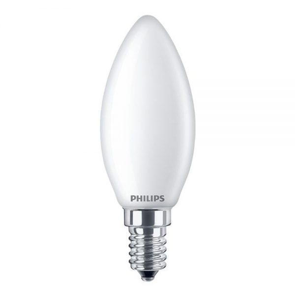 Philips Classic LEDcandle E14 B35 2.2W 827 Mat | Vervangt 25W