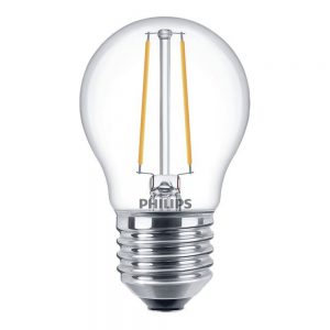 Philips Classic LEDlustre E27 P45 2.7W 827 Helder | Dimbaar - Vervangt 25W