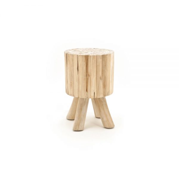 By Boo Stool Scrap Wood Naturel