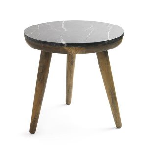 Coffeetable Trident 50x50 - black marble