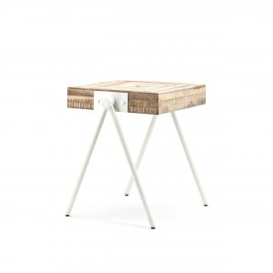 Sidetable square small - white