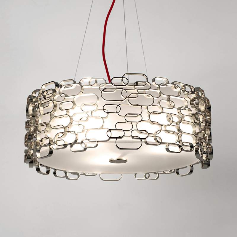 Glamour - designer hanglamp in zilver