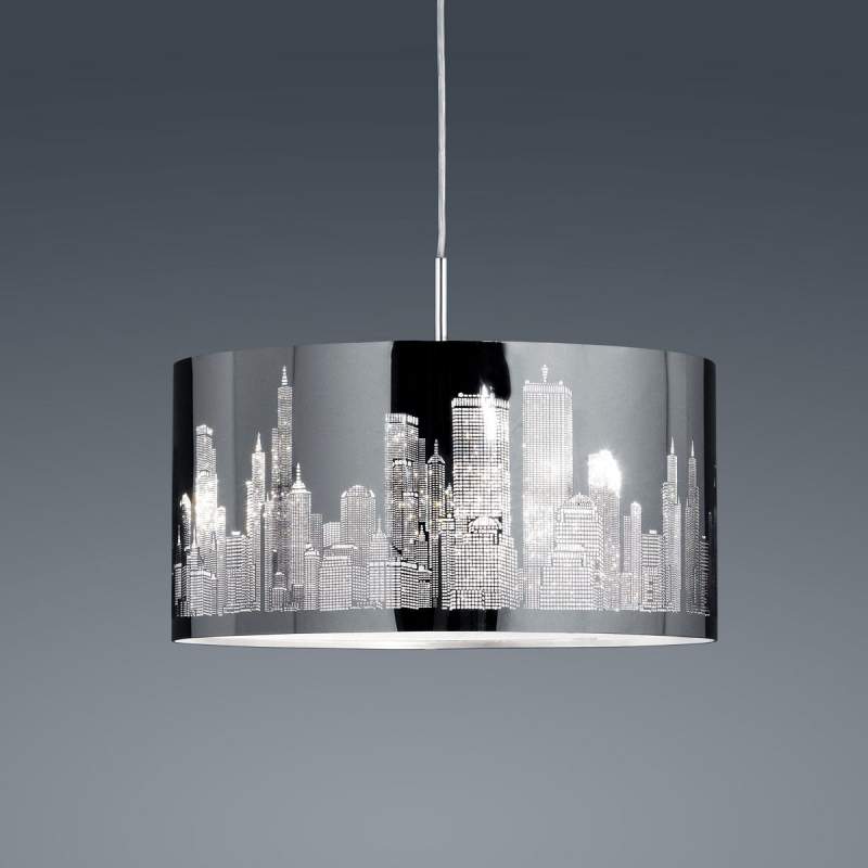 Roestvrijstalen hanglamp Skyline