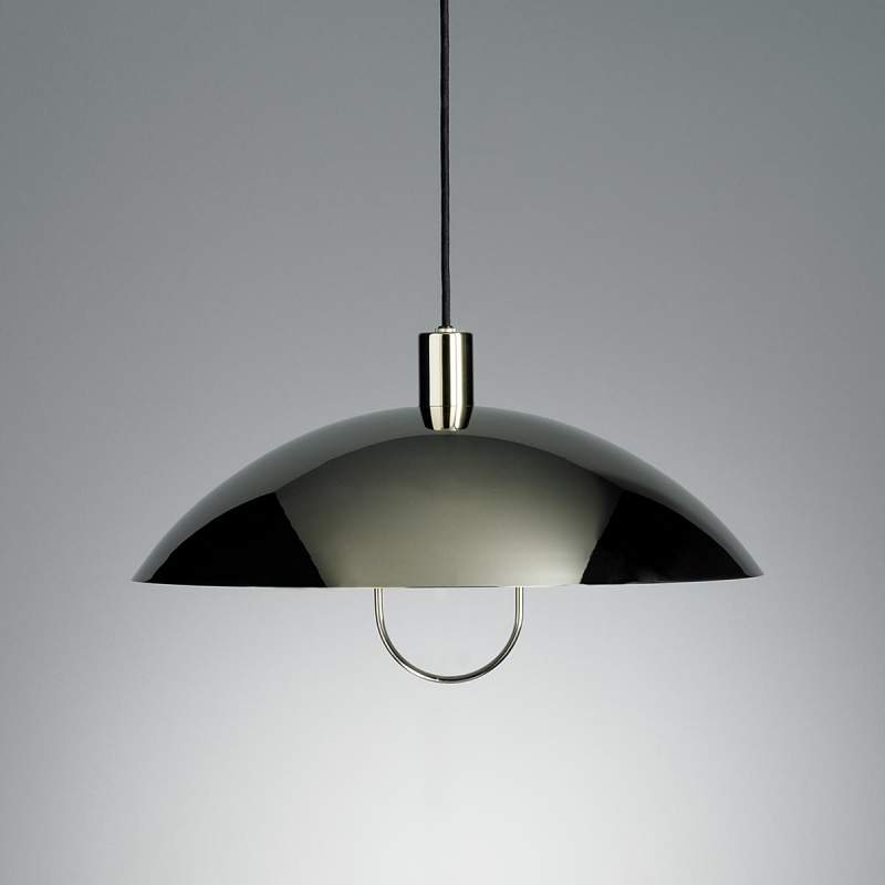 Bauhaus-hanglamp met katrol, aluminium