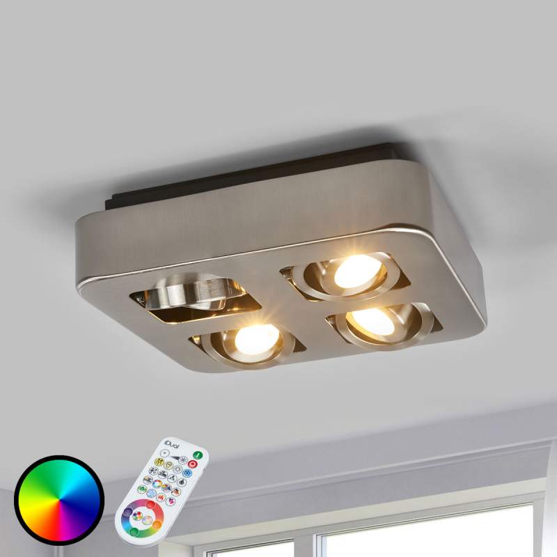 4.lamps LED IDual plafondspot Krypton ni.+ AB.