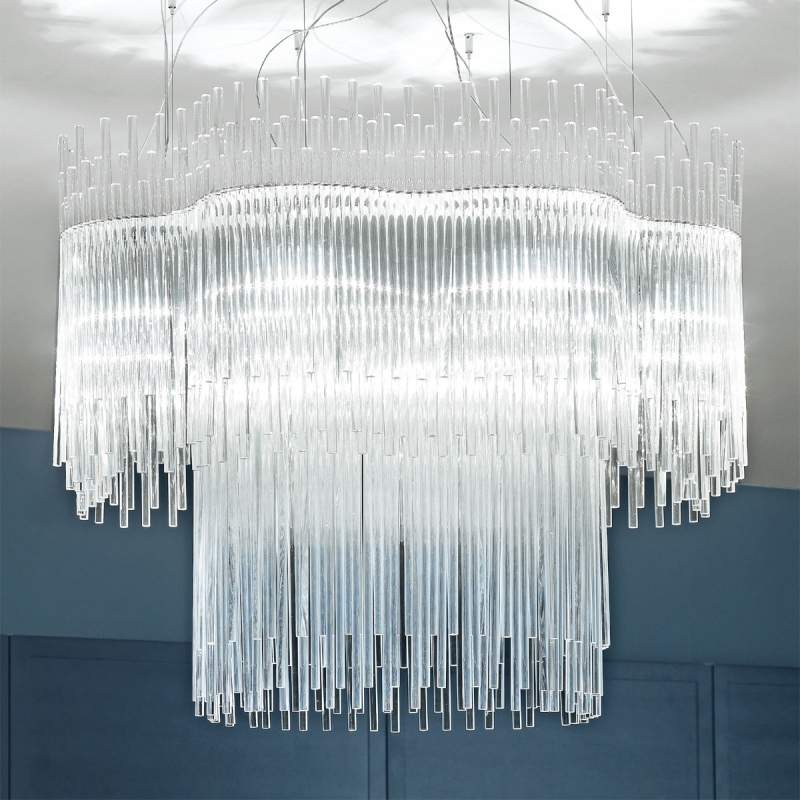 Design-hanglamp DIADEMA, helder