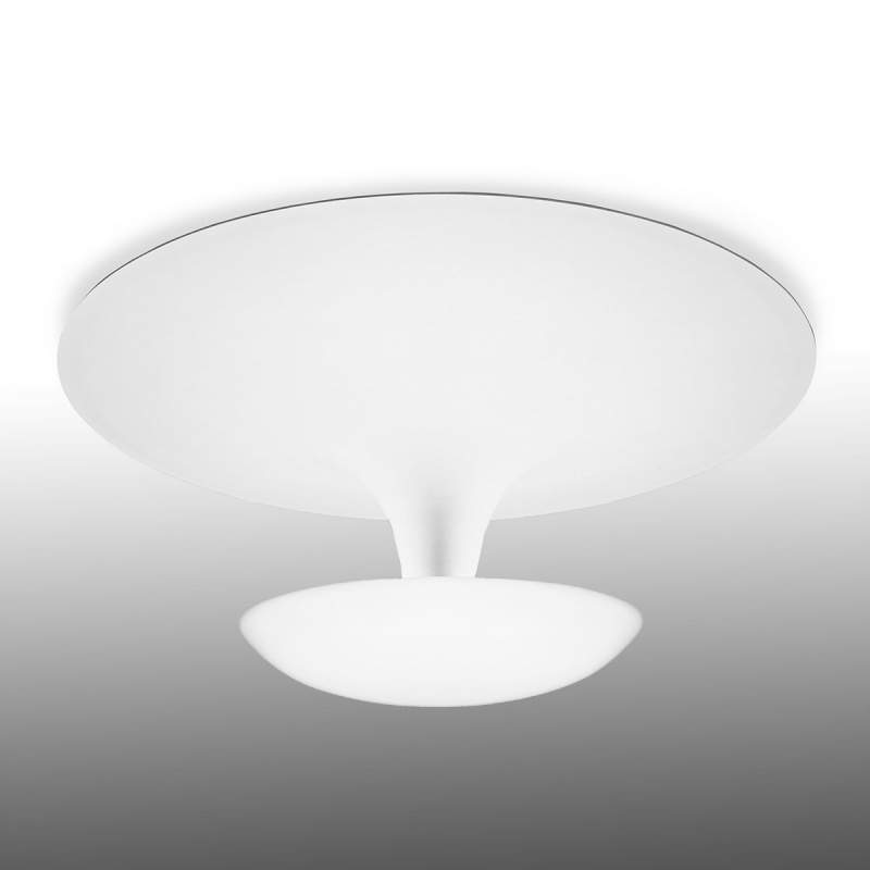 Plafondlamp Funnel, 35 cm, wit