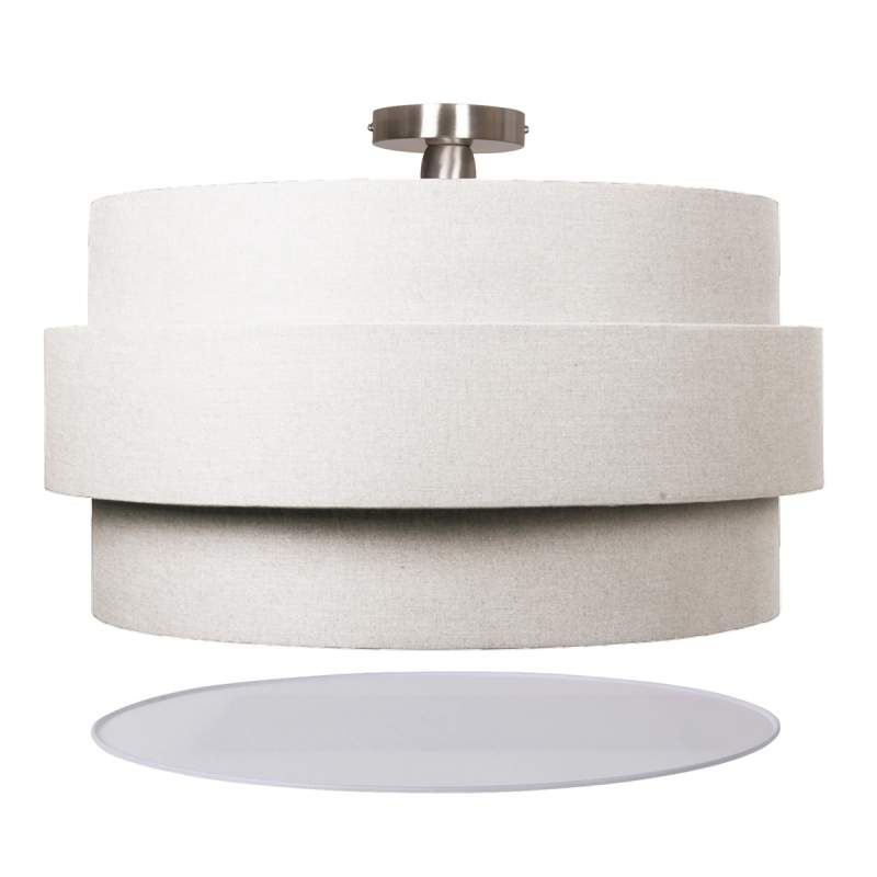 Grote plafondlamp Invento 3D L crème