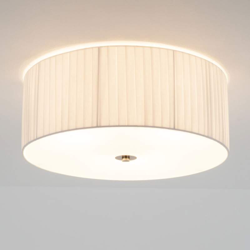 Plissee plafondlamp Melda met diffuser