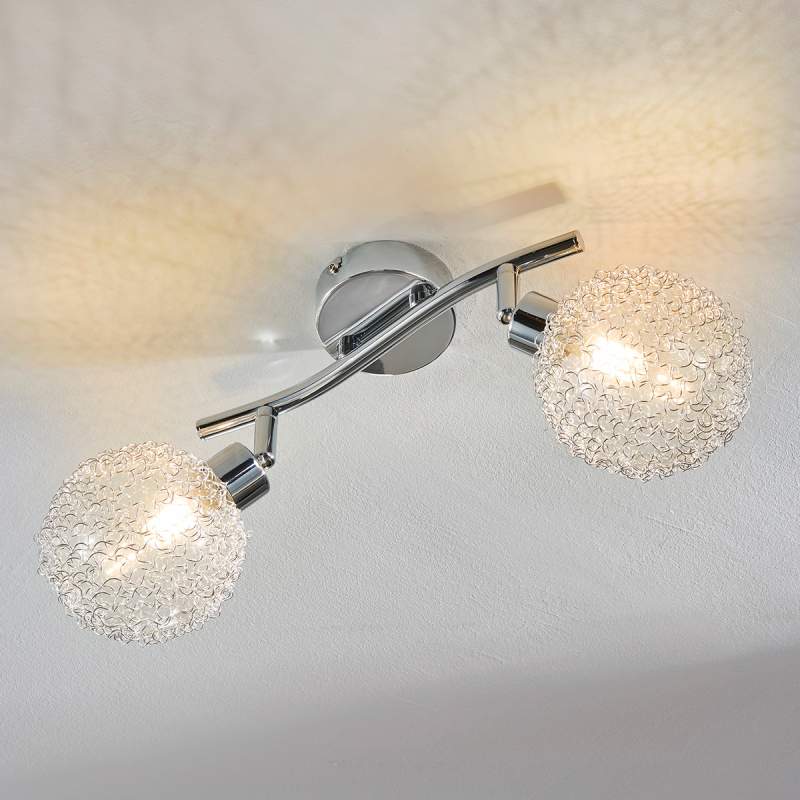 2-lamps LED-plafondlamp Ticino