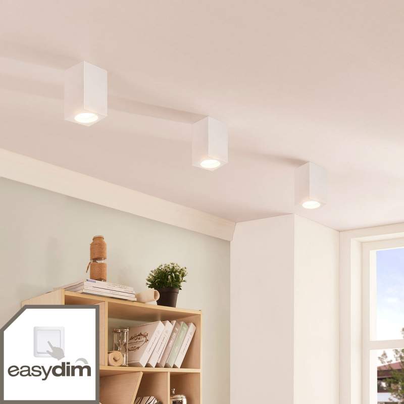 Witte LED downlight Fritzi, easydim-technologie