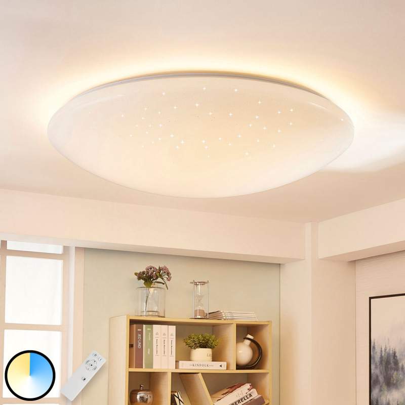 Felle LED plafondlamp Anissa, variabele lichtkleur