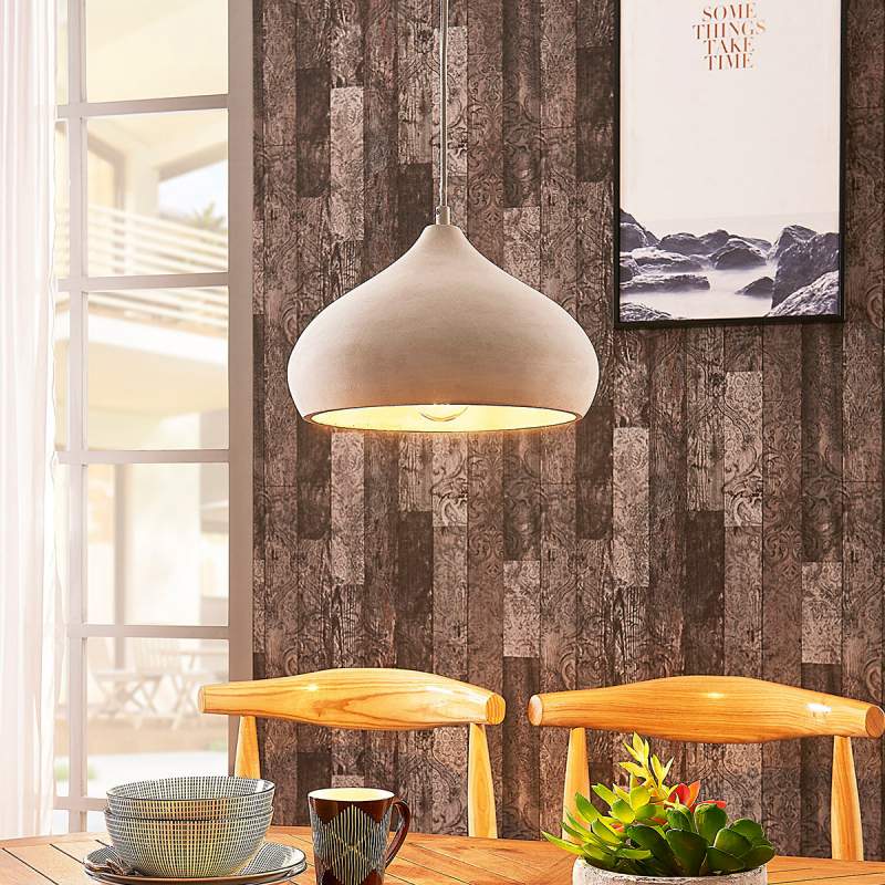 Elegante betonnen hanglamp Morton