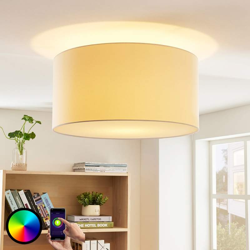 RGB LED plafondlamp Everly, bestuurbaar via app