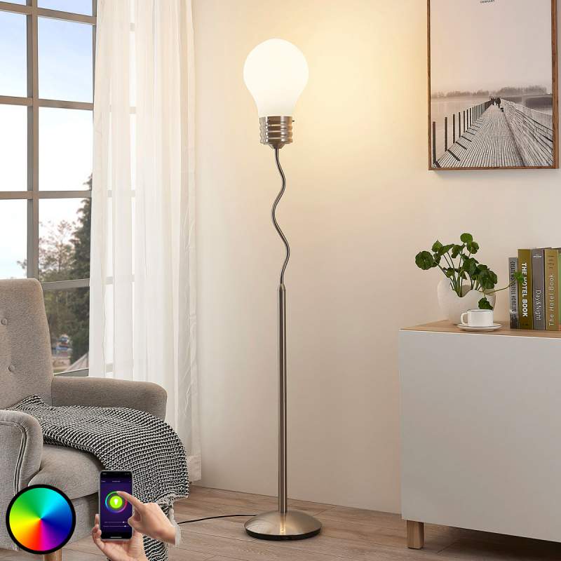 Mena - LED RGB vloerlamp, bestuurbaar via app