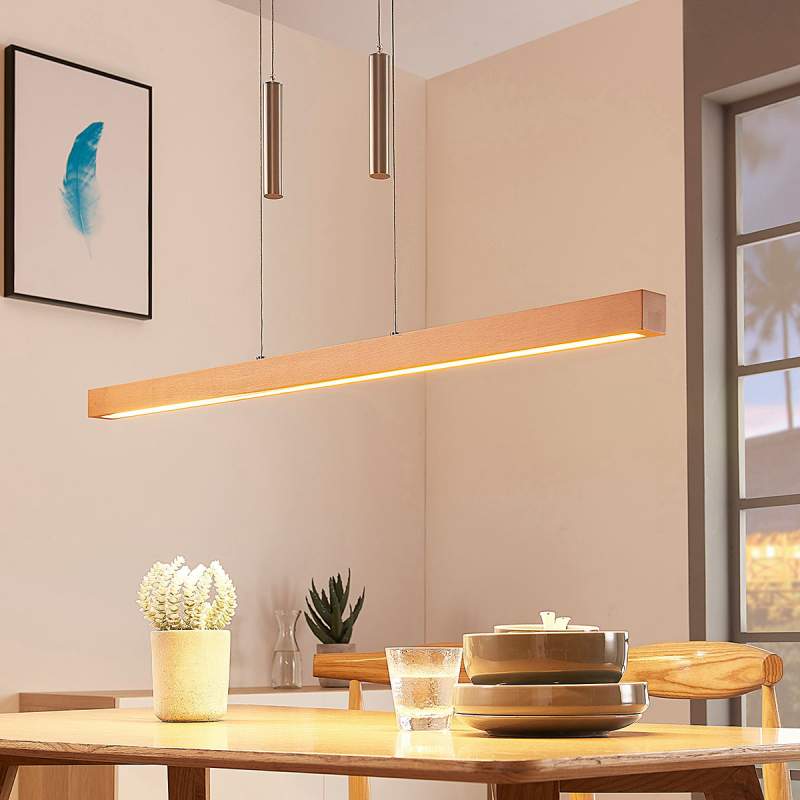 LED balk hanglamp Pia van hout, dimbaar