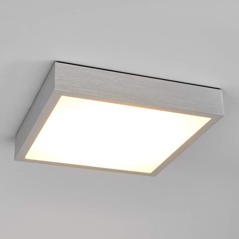 Finnian - hoekige LED-plafondlamp van aluminium