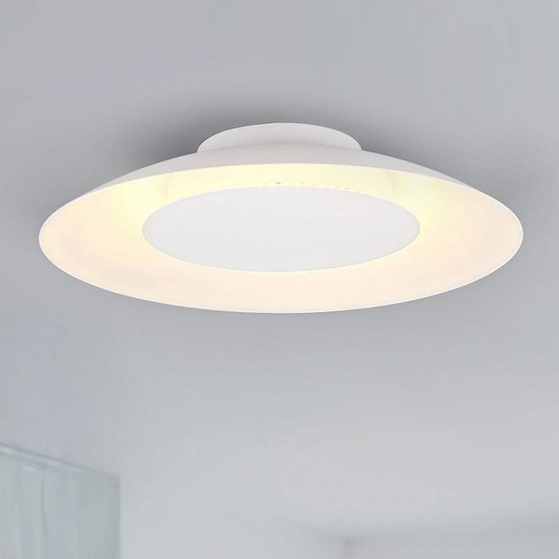 Witte LED plafondlamp Keti, indirect stralend