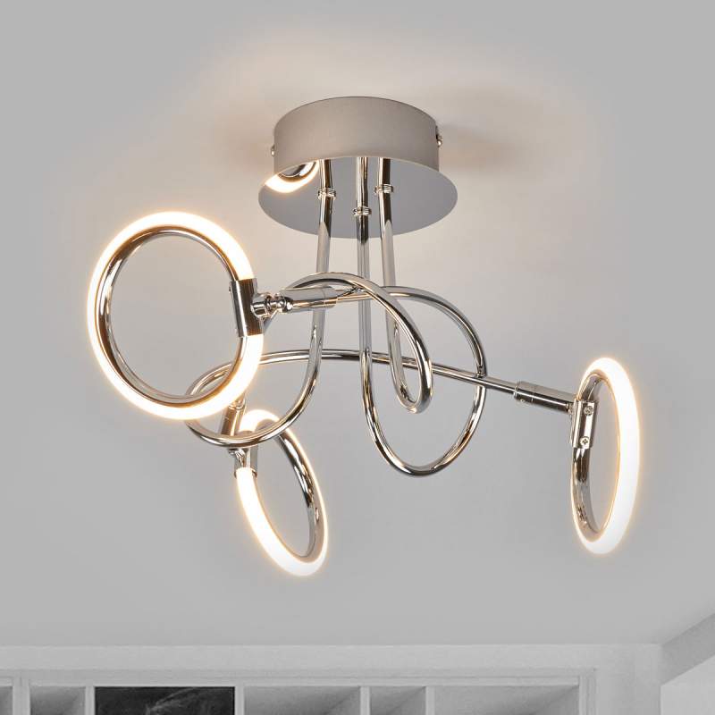 3-lichts led-plafondlamp Jana