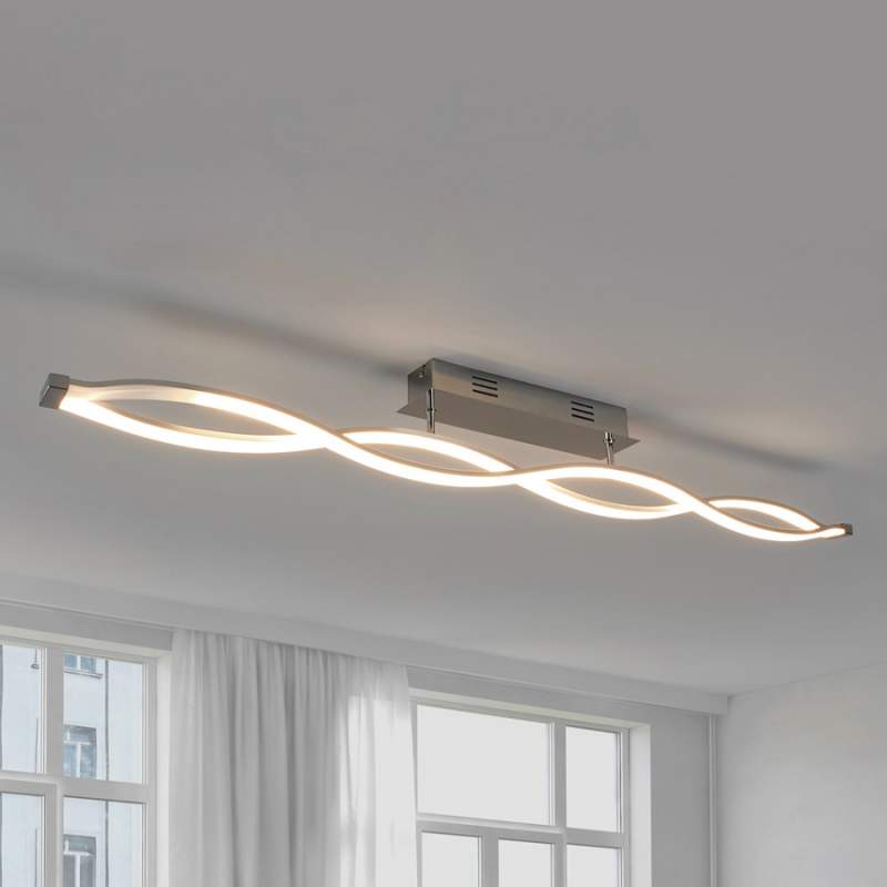 Tura - LED plafondlamp in golfvorm