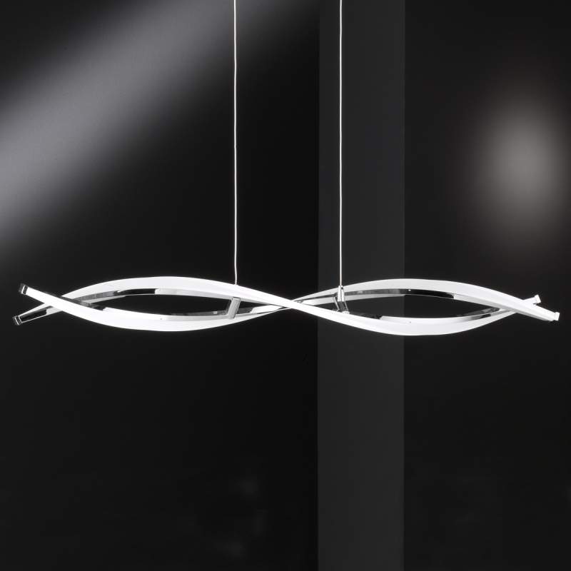 Elegant gedraaide LED hanglamp Idana