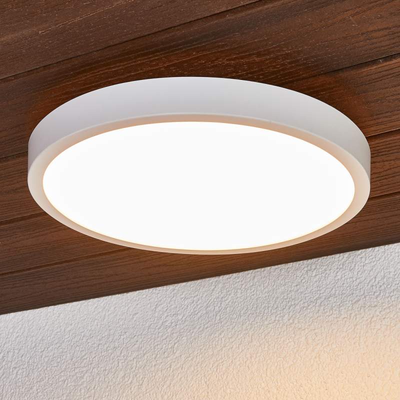 Ronde LED plafondlamp Augusta in wit