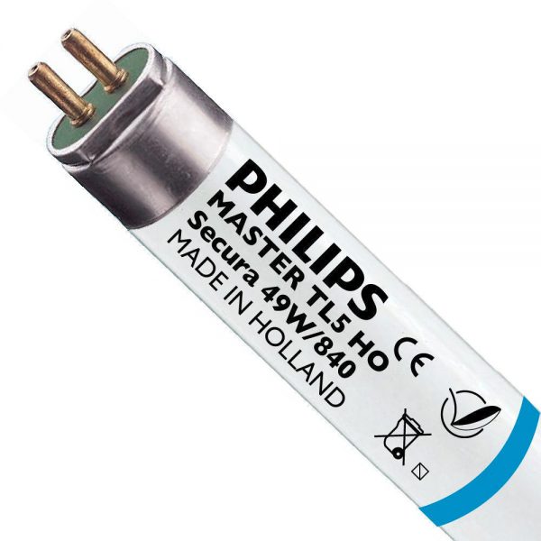 Philips TL5 HO Secura 49W 840 (MASTER) | 145cm - Koel Wit