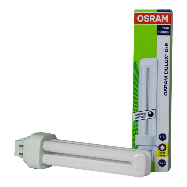 Osram Dulux D/E 18W 830 | Warm Wit - 4-Pin