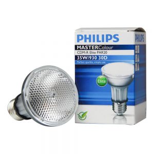 Philips MASTERColour CDM-R Elite 35W 930 E27 PAR20 30D | Warm Wit - Beste Kleurweergave