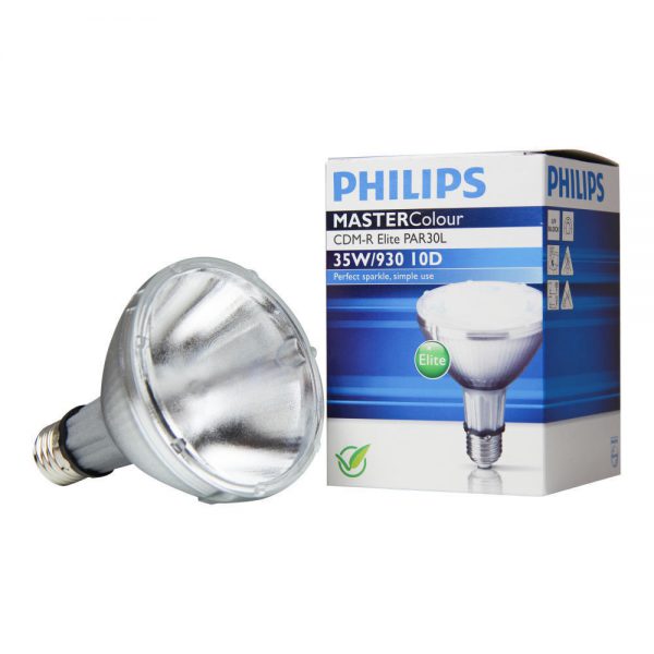 Philips MASTERColour CDM-R Elite 35W 930 E27 PAR30L 30D | Warm Wit - Beste Kleurweergave