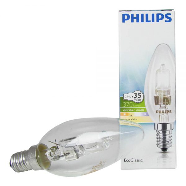 Philips EcoClassic 28W E14 230V B35 Clear