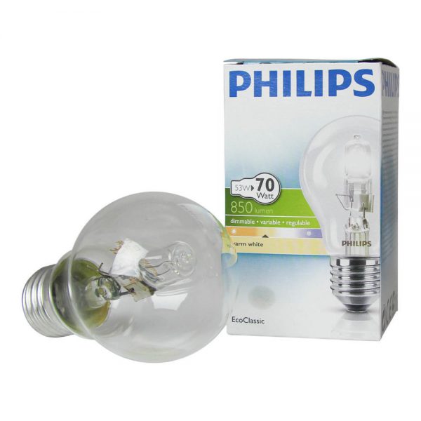 Philips EcoClassic 53W E27 230V A55 Clear