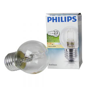 Philips EcoClassic Lustre 18W E27 230V P45 Clear